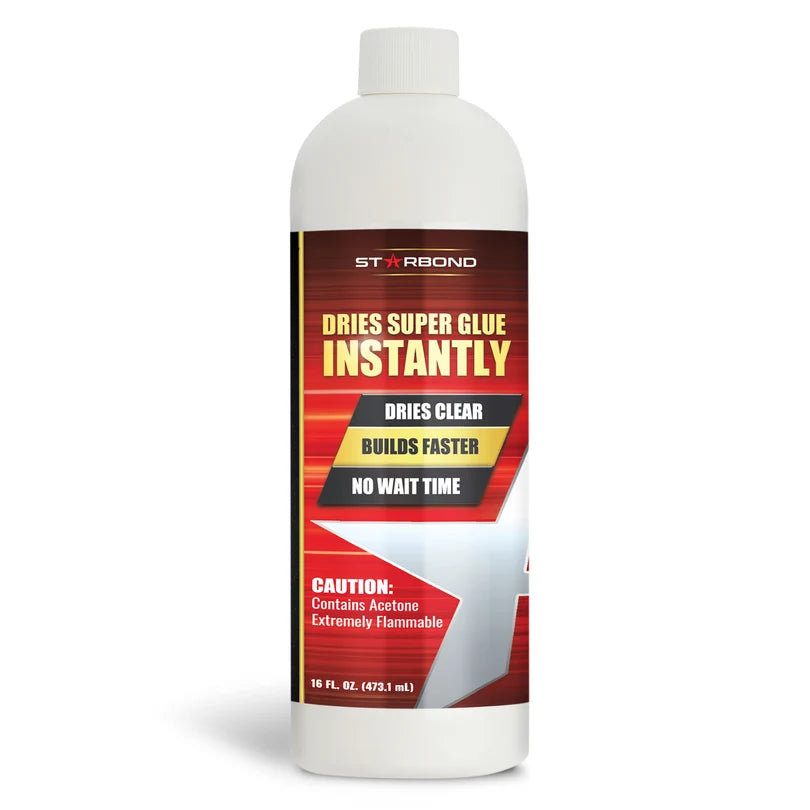 Starbond Aerosol or pump Super Glue Activator, Spray or pump Fast-Set CA 6, 8, 10, 16 OZ