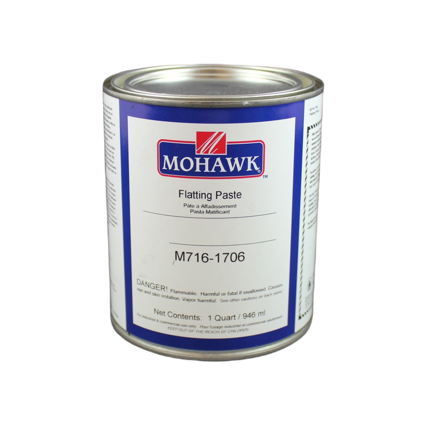 FLATTING PASTE QUART FOR NITROCELLULOSE, PRE-CAT & CONVERSION VARNISH TOPCOATS