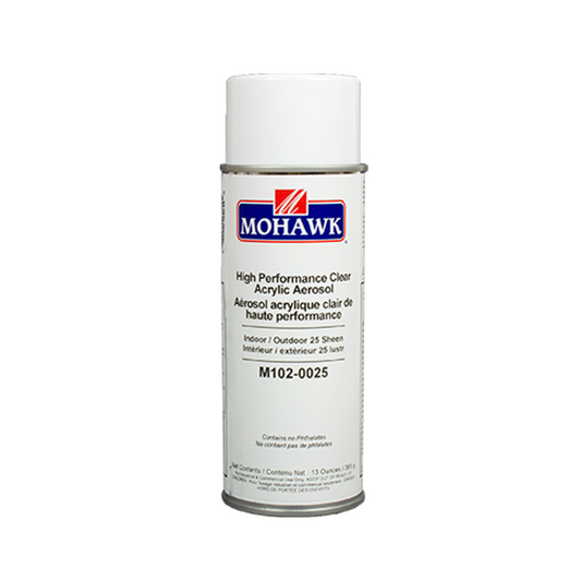 HIGH PERFORMANCE CLEAR ACRYLIC AEROSOL, INDOOR/OUTDOOR