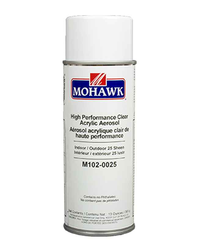 HIGH PERFORMANCE CLEAR ACRYLIC AEROSOL, INDOOR/OUTDOOR