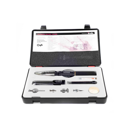 Iroda SOLDERPRO 100 Butane Gas Soldering Iron Kit\burn in knife