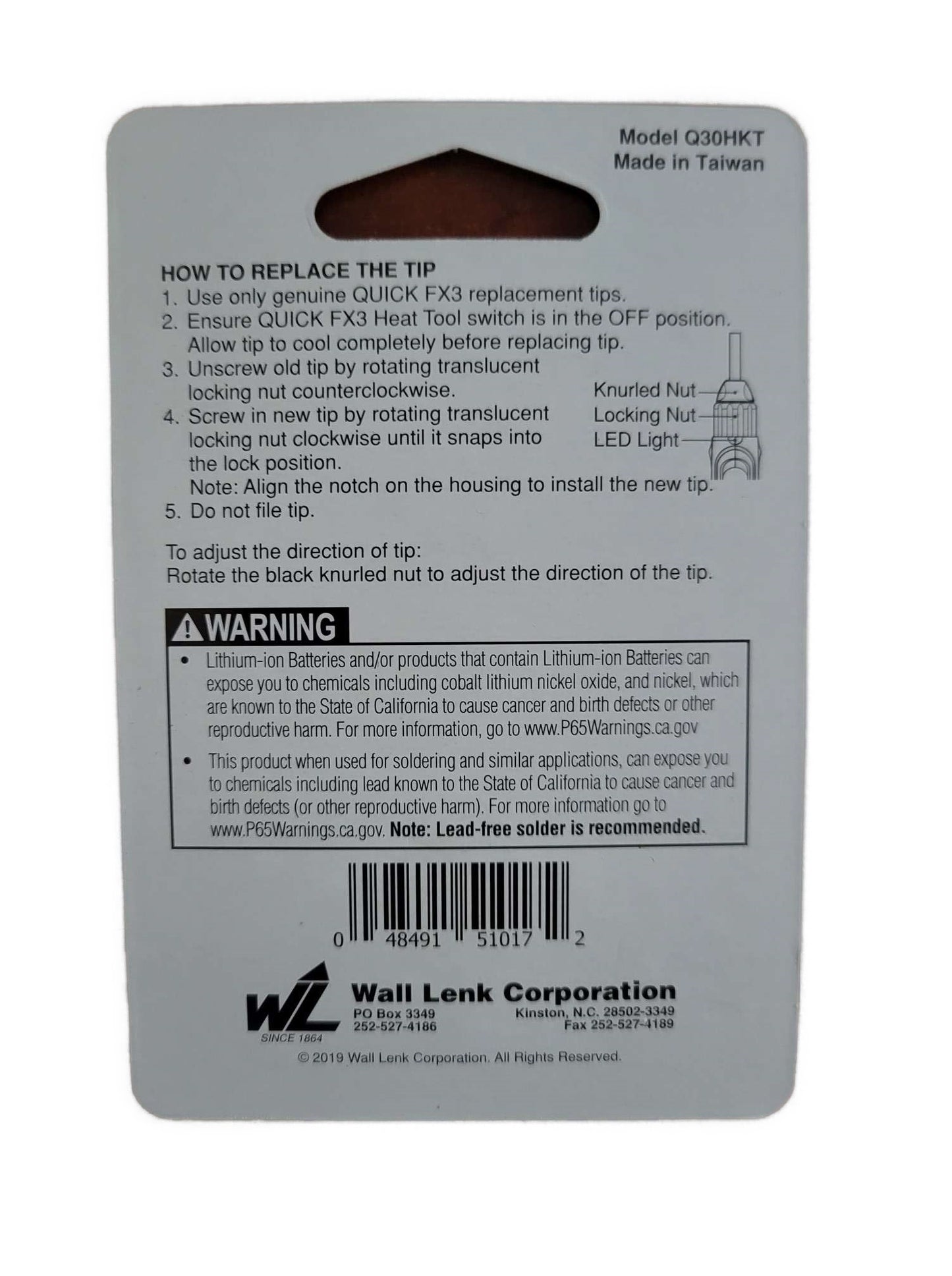 Q30HKT For Wall Lenk USB Knife