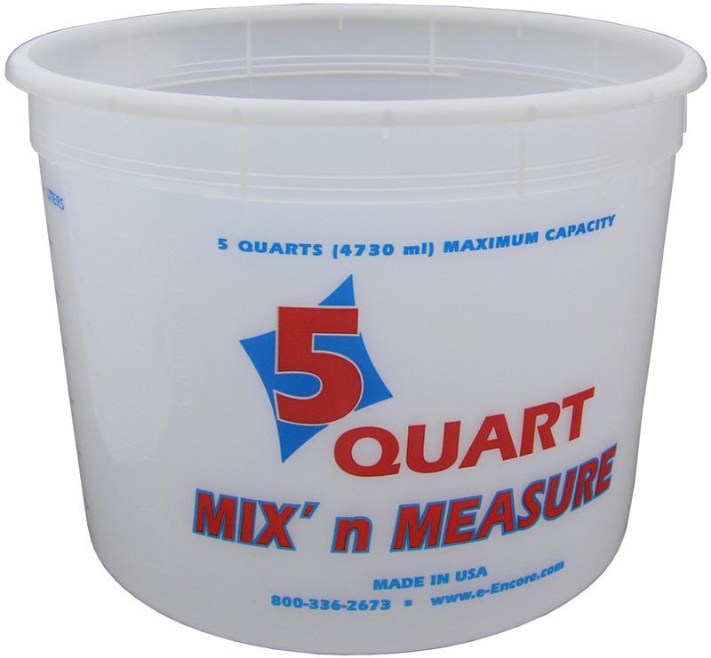 MIX N MEASURE 5 QT PLASTIC PAIL