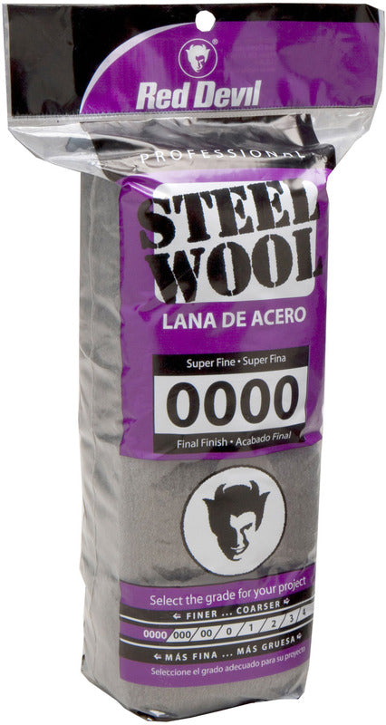Red Devil 0310 Steel Wool, Super Fine #0000, 16 pad pack