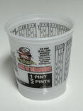 MIX N MEASURE 1/2 PINT PLASTIC PAIL