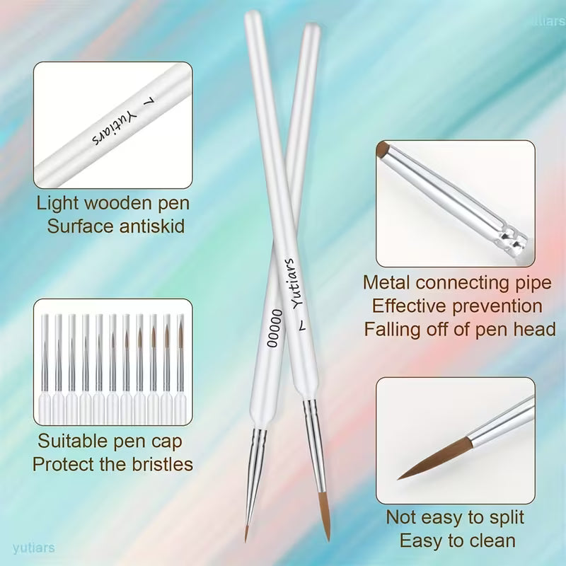 Yutiars 11-Piece Detail Brush Kit