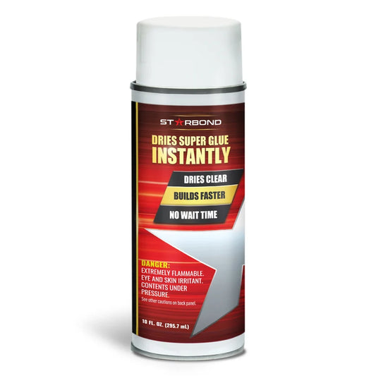 Starbond Aerosol or pump Super Glue Activator, Spray or pump Fast-Set CA  6, 8, 10, 16 OZ