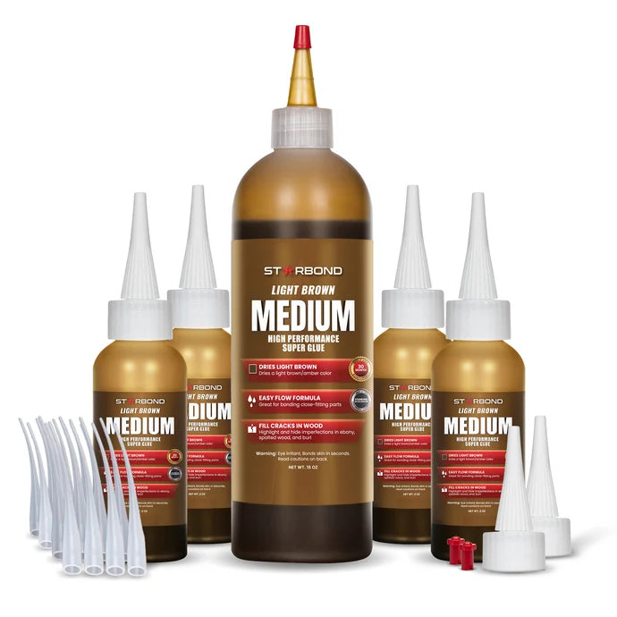Brown Medium-Thick CA Glue (Dark Brown)