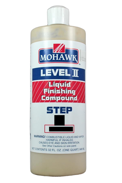 LEVEL II, STEP 2 LIQUID POLISHING COMPOUND 1 QT