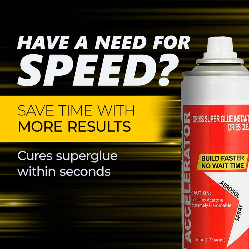 Starbond Aerosol or pump Super Glue Activator, Spray or pump Fast-Set CA  6, 8, 10, 16 OZ