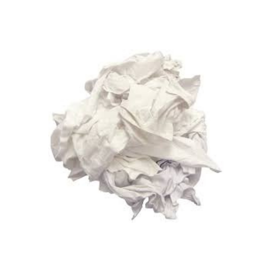 10 lb. BOX OF WHITE T-SHIRT RAGS – Warpspeed Woodworking
