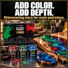 RGB 24-Color Mica Powder Set (Red, Green, Blue)