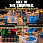 RGB 24-Color Mica Powder Set (Red, Green, Blue)