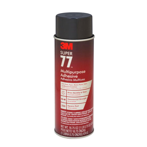 3M 16.75 oz. Super 77 Multi-Purpose Spray Adhesive