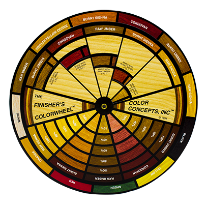 FINISHER'S COLOR WHEEL 9'' DIA